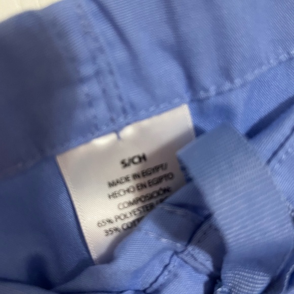 5/$25 Scrub Pants Blue Medical Drawstring Waist small s/ch - Picture 7 of 11